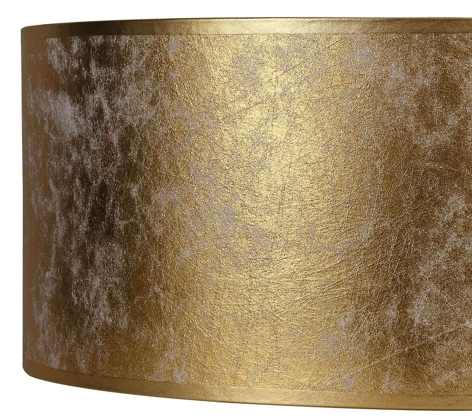 Baymont 40cm Semi Flush 1 Light Antique Brass, Gold Leaf DK0823  Deco Baymont